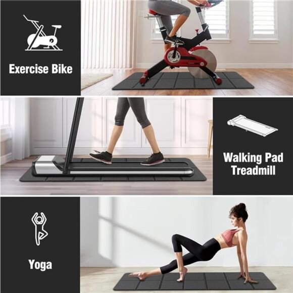 Foldable Walking Pad Treadmill Mat, Floor Protection Pad, Exercise Mats for - Picture 6 of 7